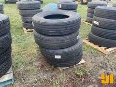 (4) 295/75R22.5 TIRES