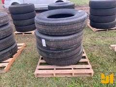 (4) 295/75R22.5 TIRES