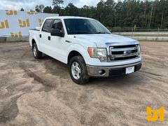 2014 FORD F-150 XLT CREW CAB 4X2 PICKUP VIN: 1FTFW1CF8EFB40946