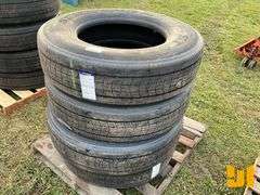 (4) 295/75R22.5 TIRES