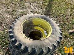 (2) FIRESTONE 14.9R30 TIRES ON RIMS