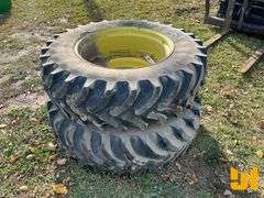 (2) FIRESTONE 14.9R30 TIRES ON RIMS