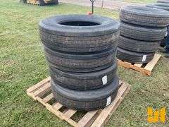 (4) 295/75R22.5 TIRES