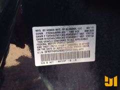 2011 HONDA PILOT VIN: 5FNYF4H52BB073772