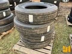 (4) 295/75R22.5 TIRES