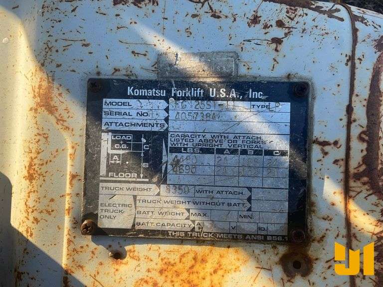 KOMATSU FG25ST-11 FORKLIFT SN: 4057384