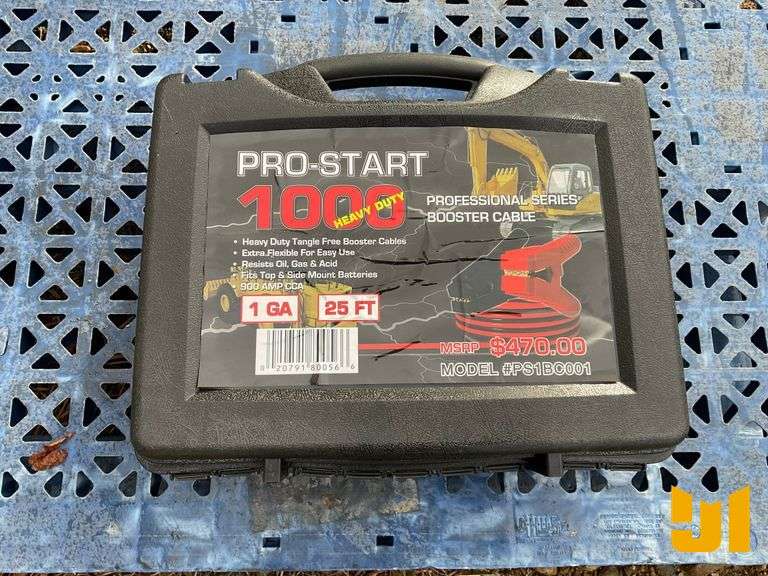 PRO START 1000 HEAVY DUTY BOOSTER CABLES 1 GAUGE 25