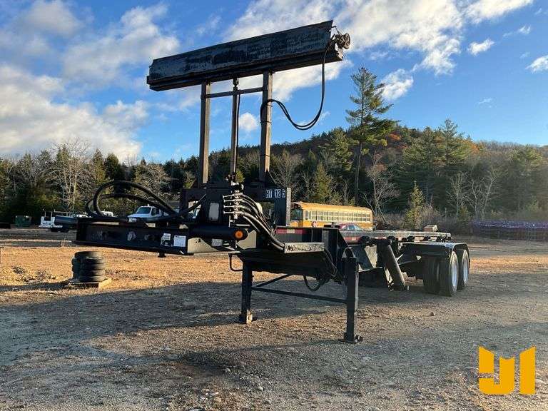 1991 BENLEE T/A TANDEM AXLE ROLLOFF TRAILER VIN: 1A9754028M4194806