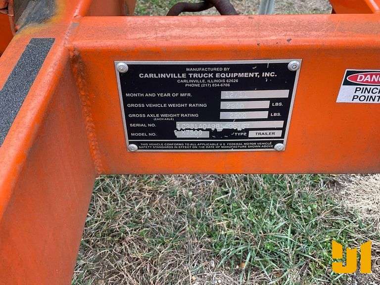 CARLINVILLE SX7500 STOP LIGHTS SN: 1C9B1A9B1496167