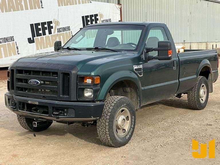 2008 FORD F-250 REGULAR CAB 4X4 PICKUP VIN: 1FTNF21528EE36549