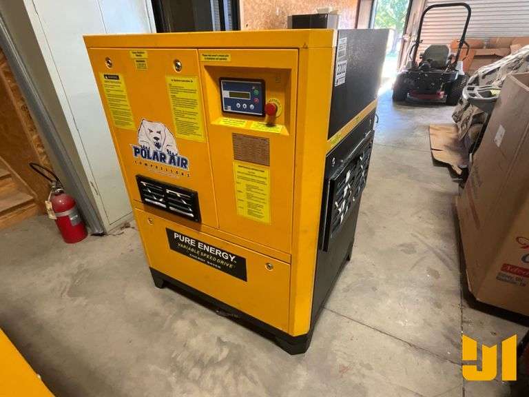 POLAR AIR PRV0300003 SKID MOUNTED AIR COMPRESSOR SN: 261417
