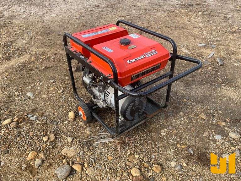 KAWASAKI KG4000-AS 4000 WATTS PORTABLE GENERATOR SN: GZR00A-CS00