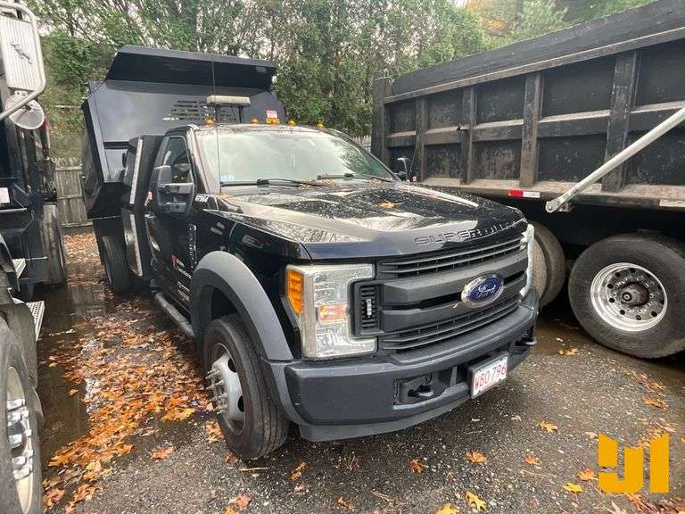 2017 FORD F-450 SINGLE AXLE DUMP TRUCK VIN: 1FDUF4GT6HEC47380