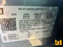 2018 CHEVROLET TRAVERSE VIN: 1GNEVFKW2JJ269275 4WD