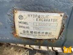 1994 HITACHI EX200-2 HYDRAULIC EXCAVATOR SN: 14772886
