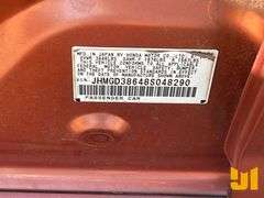 2008 HONDA FIT VIN: JHMGD38648S048290 2WD