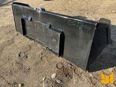 UNUSED KC  84" SNOW/LITTER BUCKET, SKID STEER