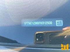 2015 FORD TRANSIT 2WD VIN: 1FTNE1ZM0FKB12930