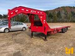 2022 PJ GOOSENECK 3H392 30' FLATBED TRAILER VIN: 4P53H3921N1370926