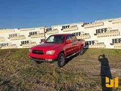 2001 TOYOTA TACOMA DOUBLE CAB 4X2 PICKUP VIN: 5TEGN92N81Z844933