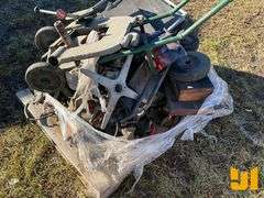 MISC SHOP TOOLS; BANDING CART, GRINDING WHEELS, BANDSAW BLADES