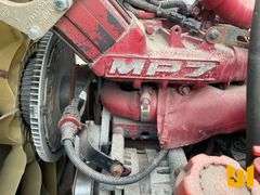 2013 MACK CXU 613(PINNACLE) TANDEM AXLE REGULAR CAB FLATBED TRUCK VIN: 1M2AW02C9DM033146