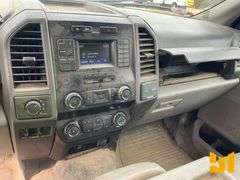 2019 FORD F-550 SINGLE AXLE CREW CAB 4X4 FLATBED TRUCK VIN: 1FD0W5HT4KEC98046