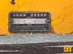 DEERE 750E CRAWLER TRACTOR SN: 296323T