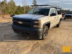 2014 CHEVROLET SILVERADO DOUBLE CAB 4X4 PICKUP VIN: 1GCVKPEC1EZ254265