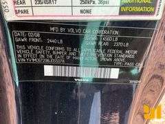 2008 VOLVO C70 VIN: YV1MC67298J055078 FWD