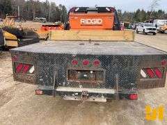 2019 FORD F-550 SINGLE AXLE CREW CAB 4X4 FLATBED TRUCK VIN: 1FD0W5HT4KEC98046