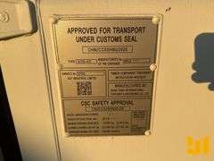 2025 40' HIGH CUBE CONTAINER SN: CFGU4046089