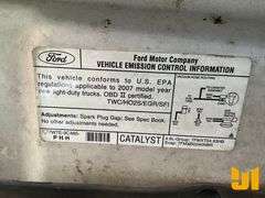 2007 FORD F-150 XL TRITON XL EXTENDED CAB 4X2 PICKUP VIN: 1FTRX12W07NA55054