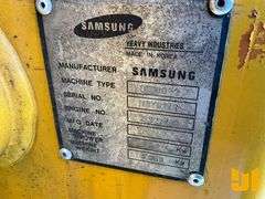 1996 SAMSUNG SL180-2 WHEEL LOADER SN: NBY0177