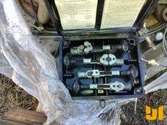 MISC SHOP TOOLS; BANDING CART, GRINDING WHEELS, BANDSAW BLADES