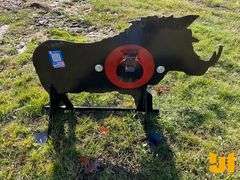 UNUSED 3/8” AR500 WILD BOAR SHOOTING TARGET