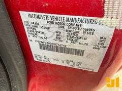 2003 FORD F-350 S/A MECHANICS TRUCK VIN: 1FDWF37P03ED16742