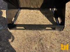 UNUSED KC 2 YARD SKID STEER TRASH HOPPER