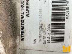 2007 INTERNATIONAL 4400 SBA 6X4 T/A REAR LOAD RESIDENTIAL COLLECTION TRUCK VIN: 1HTMSAZR47H493165