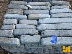 PALLET OF 4” X 4” RANDOM LENGTH BLUE STONE EDGES