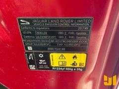 2017 JAGUAR FPACE VIN: SADCJ2BV8HA488008 AWD