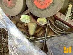 MISC SHOP TOOLS; BANDING CART, GRINDING WHEELS, BANDSAW BLADES