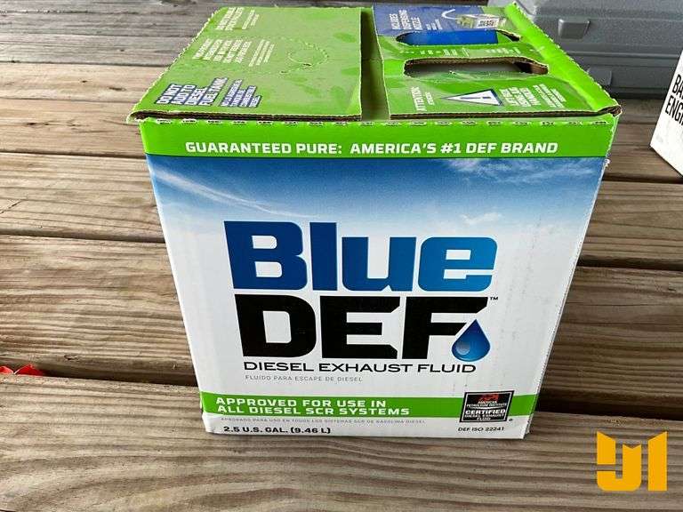 UNUSED PEAK DEF002 2.5 GAL BLUE DEF