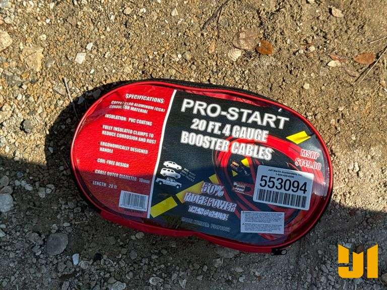 UNUSED PROSTART BOOSTER CABLES