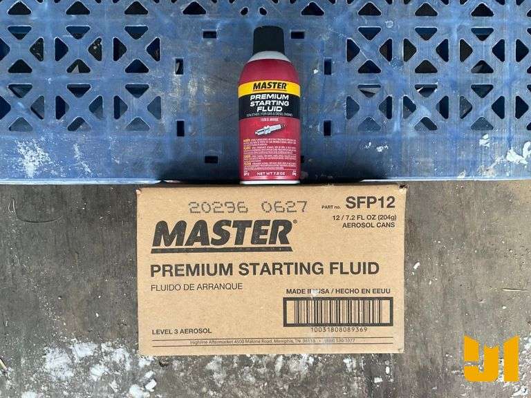 UNUSED QTY (12) CASE OF STARTING FLUID