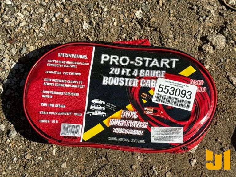 UNUSED PROSTART BOOSTER CABLES