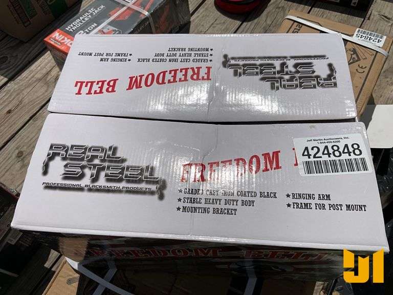 REAL STEEL CAST IRON FREEDOM BELL