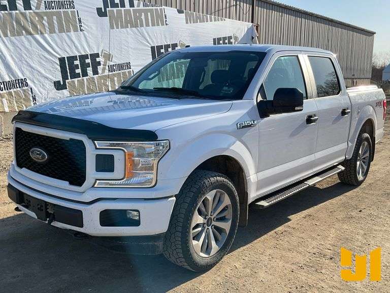 2018 FORD F-150 STX DOUBLE CAB 4X4 PICKUP VIN: 1FTEW1E57JKD20792