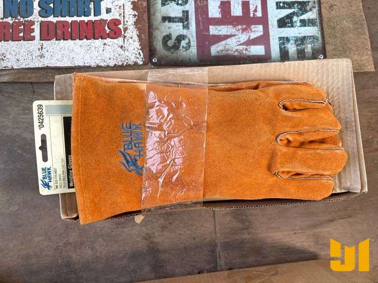 BLUE HAWK WELDING GLOVES ( 4 PAIR)