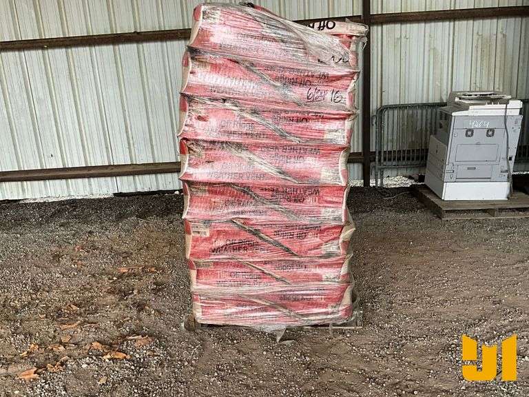 PALLET OF TILE OFF RIDGE WEATHER VENT